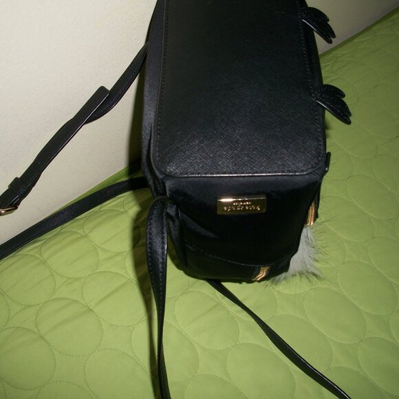 Kate Spade Star Bright black Owl Tomi Nylon Backpack main image 6